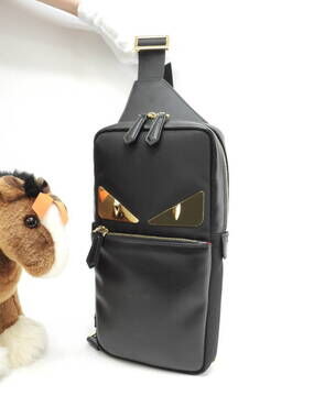 Fendi Monster body bag black belt